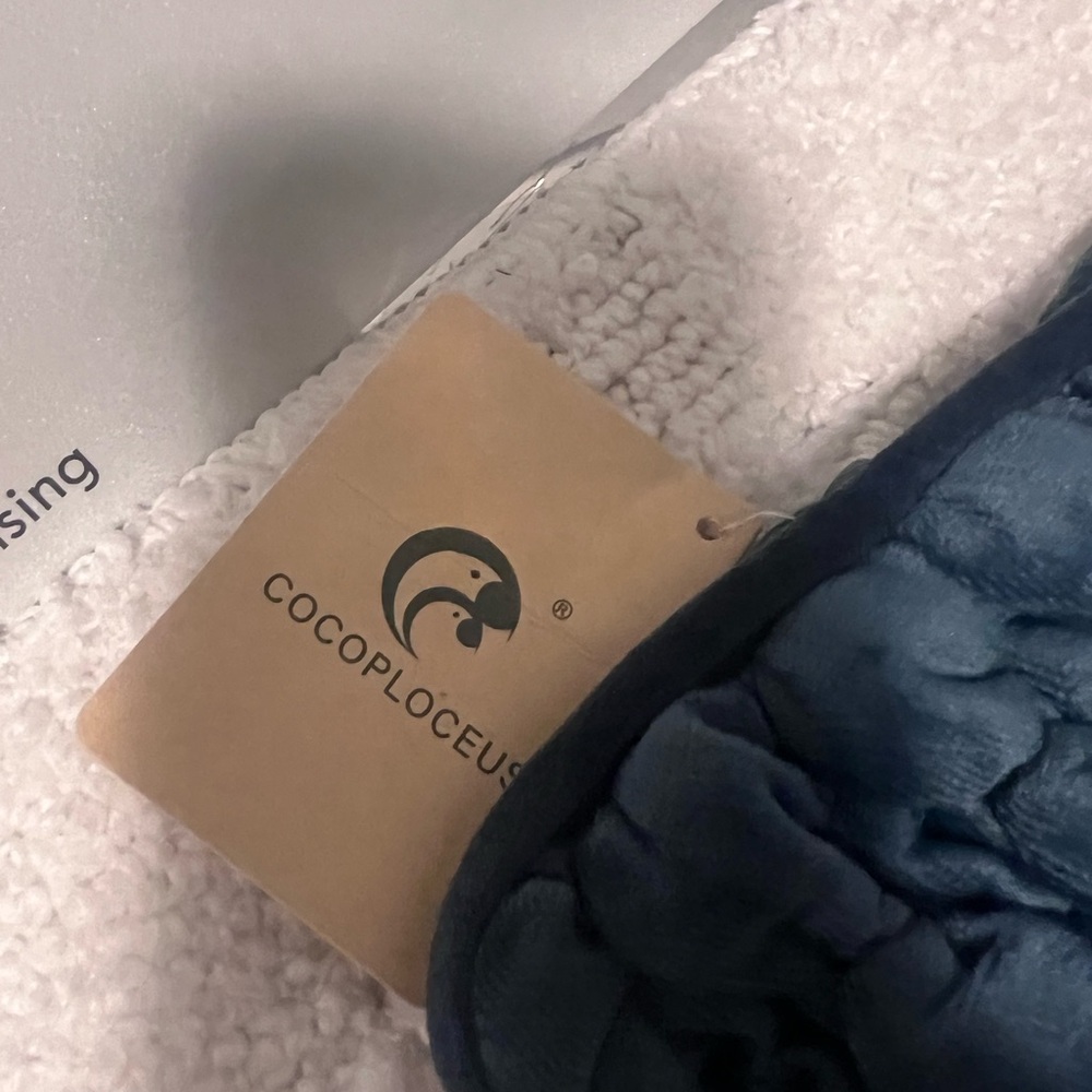 Cocoploceus Blue Quilted pillow cover